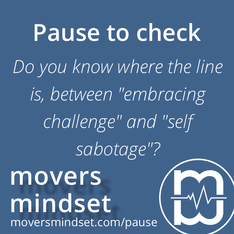 Pause to check