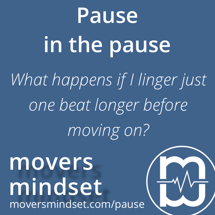 Pause in the pause