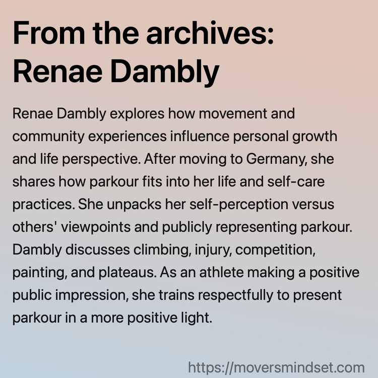 From the archives: Renae Dambly