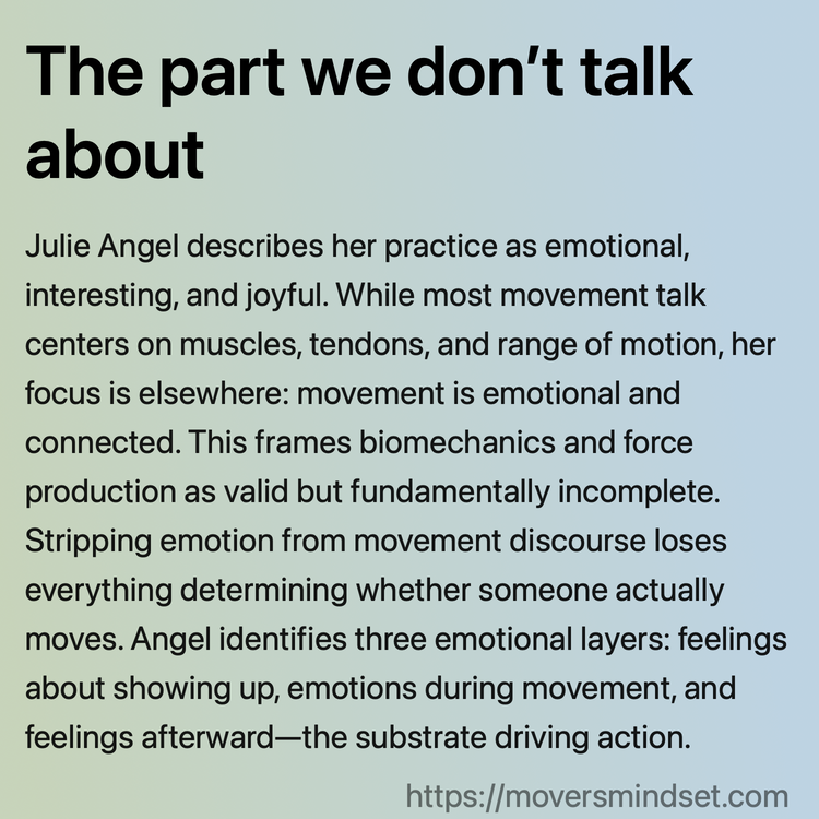 The part we don’t talk about