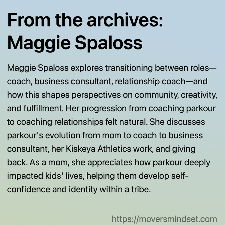 From the archives: Maggie Spaloss