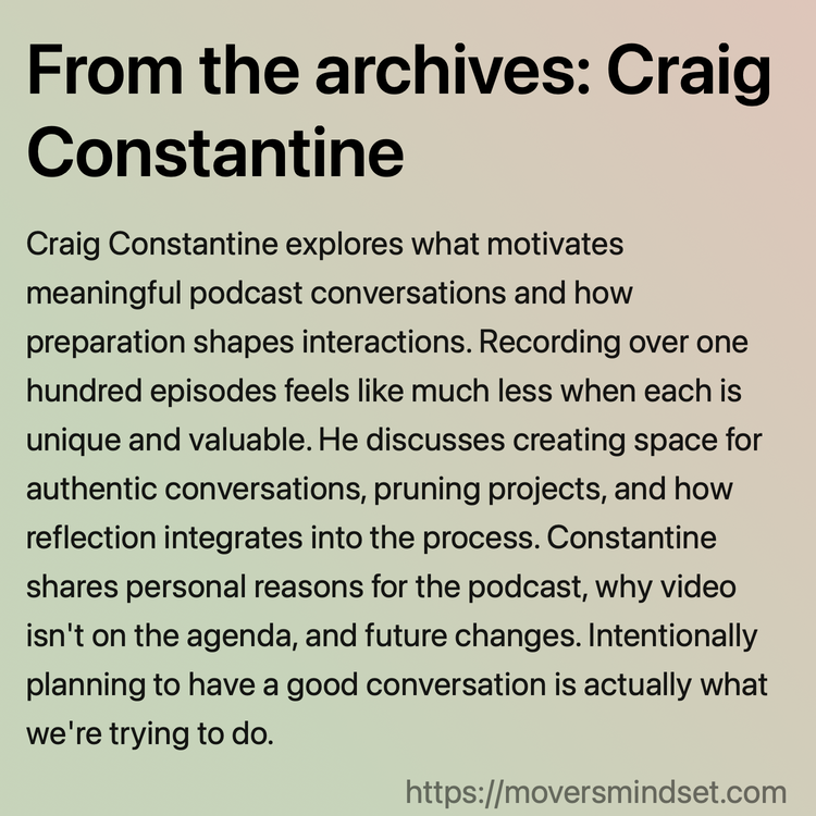 From the archives: Craig Constantine