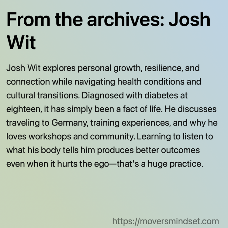 From the archives: Josh Wit