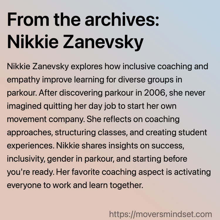From the archives: Nikkie Zanevsky