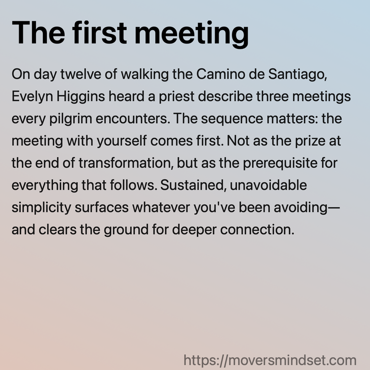 The first meeting