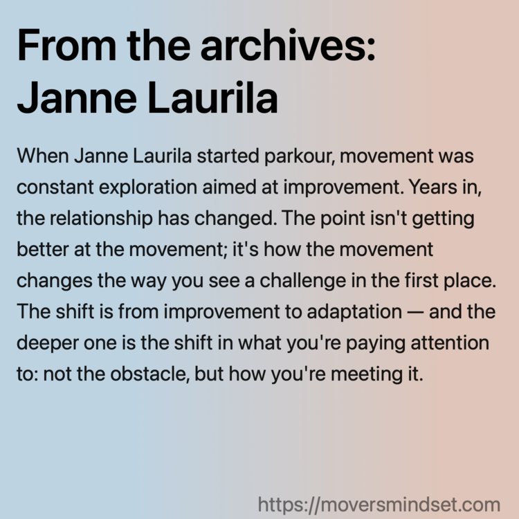 From the archives: Janne Laurila