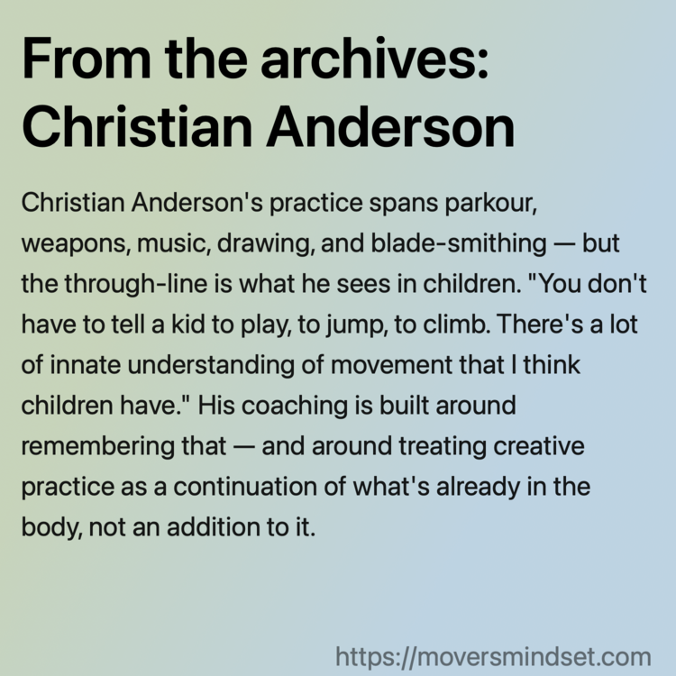 From the archives: Christian Anderson