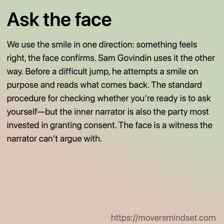 Ask the face