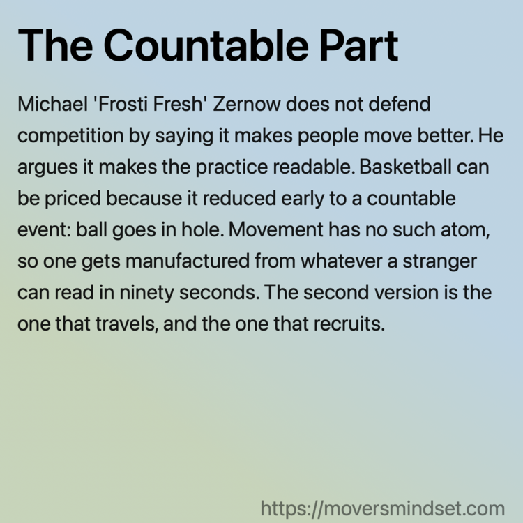 The Countable Part