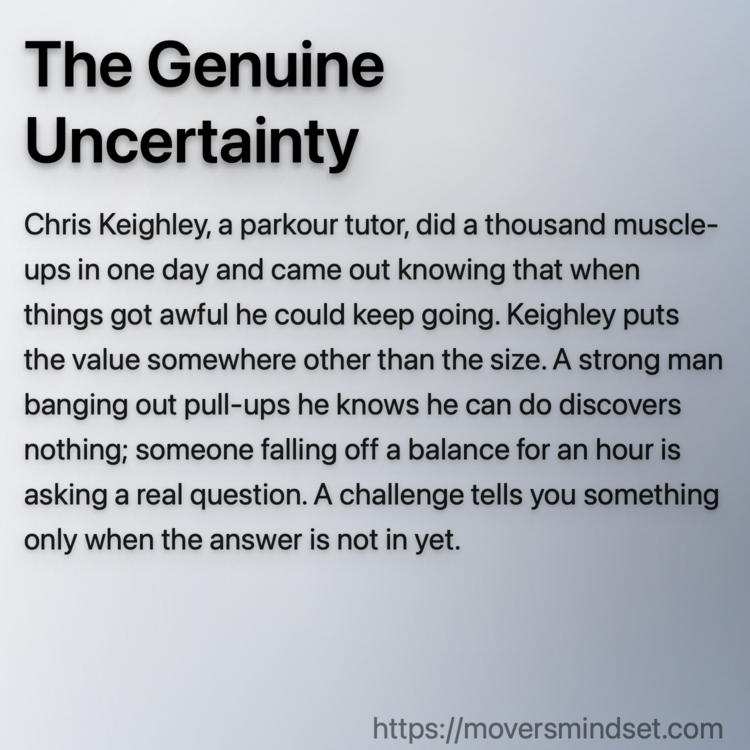 The Genuine Uncertainty