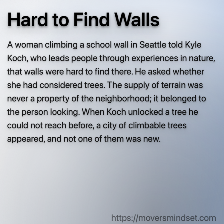 Hard to Find Walls